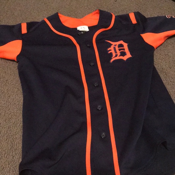 Majestic Other - Detroit tigers baseball tee verlander #35